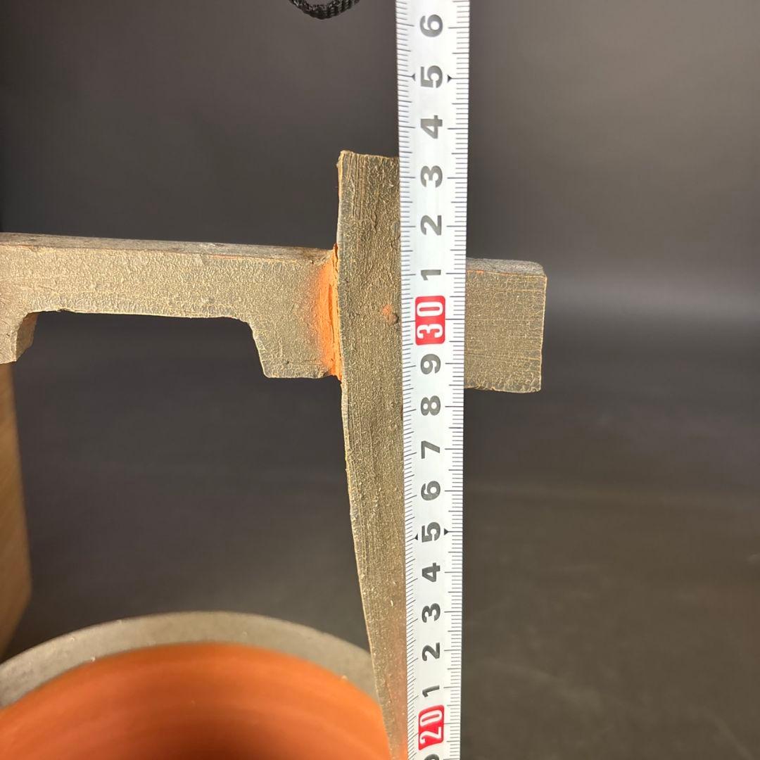 越後　竹元郁雄　手桶水指　共箱