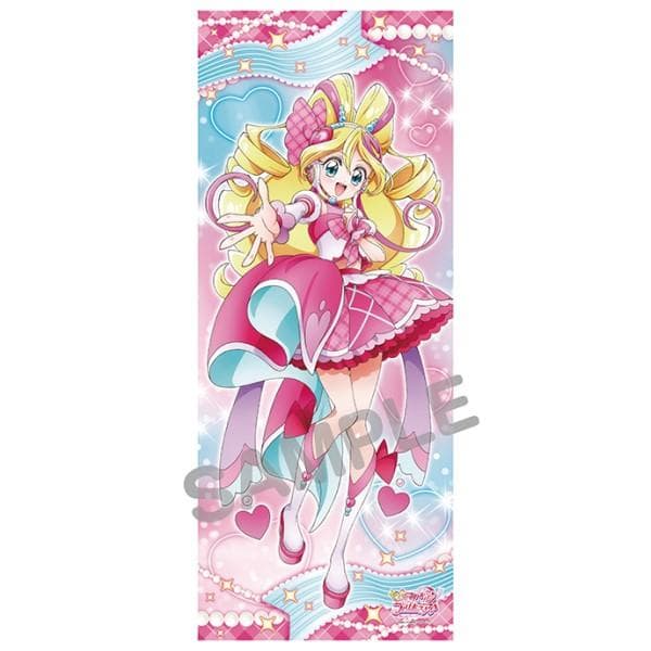 キミとアイドルプリキュア 等身大タペストリー　アイドル・ウインク・キュンキュン