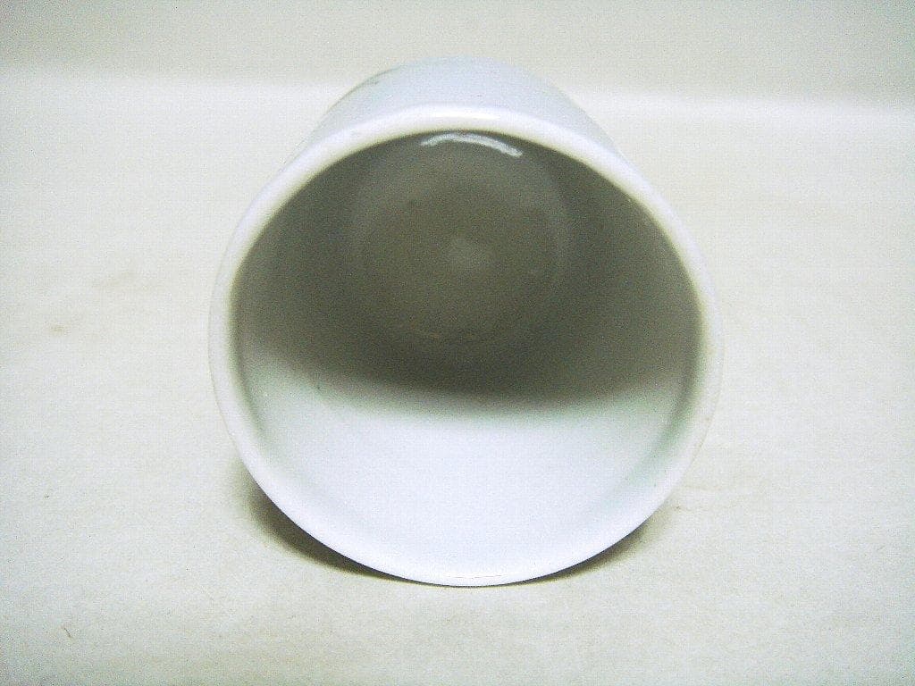 927『色絵 菖蒲 のぞき猪口』　/骨董品 古美術 アンティーク 古玩