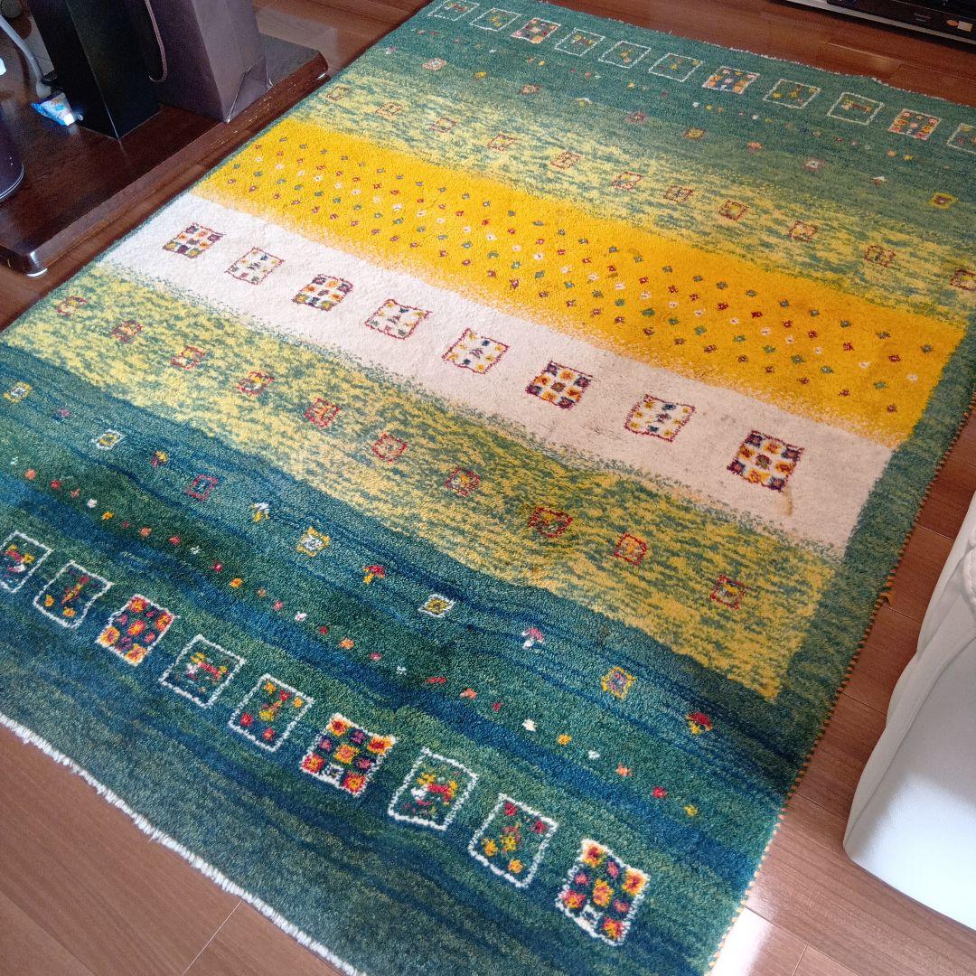 *まゆ様　ペルシャギャッベ 大塚家具購入 手織りラグ定価156600円