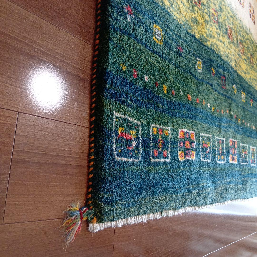 *まゆ様　ペルシャギャッベ 大塚家具購入 手織りラグ定価156600円