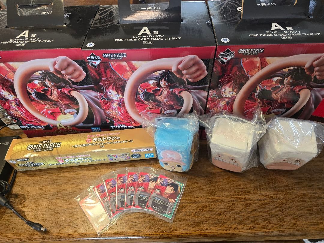 ワンピース 一番くじ プロモ ルフィ 7枚 A賞3つ E賞3つ ラストワン