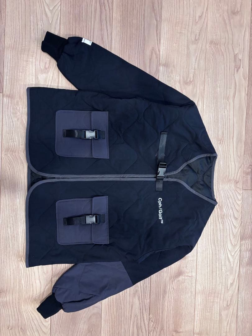 25FW　中綿ノーカラージャケット(メンズ)　CHG25-AW-J06 M