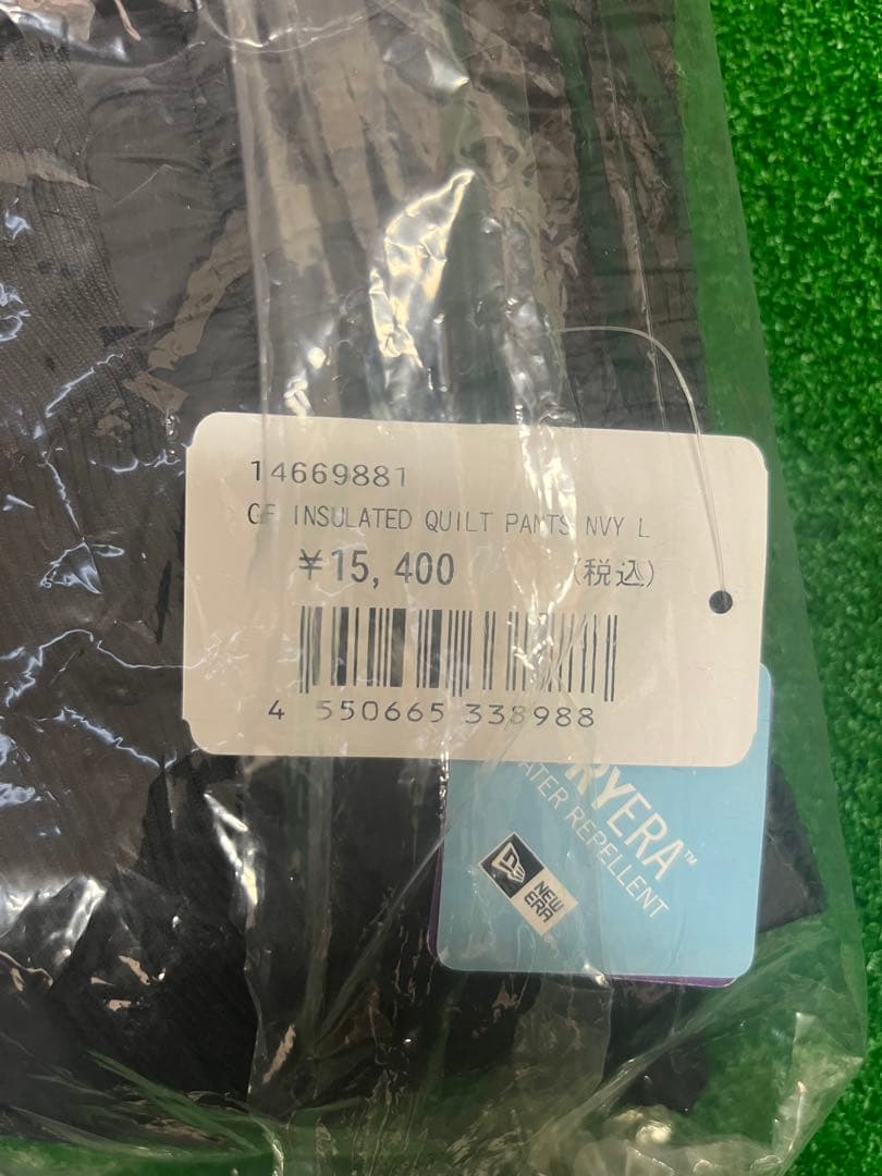 NEW ERA ニューエラゴルフ インサレーテッドキルティングパンツ ネイビーL