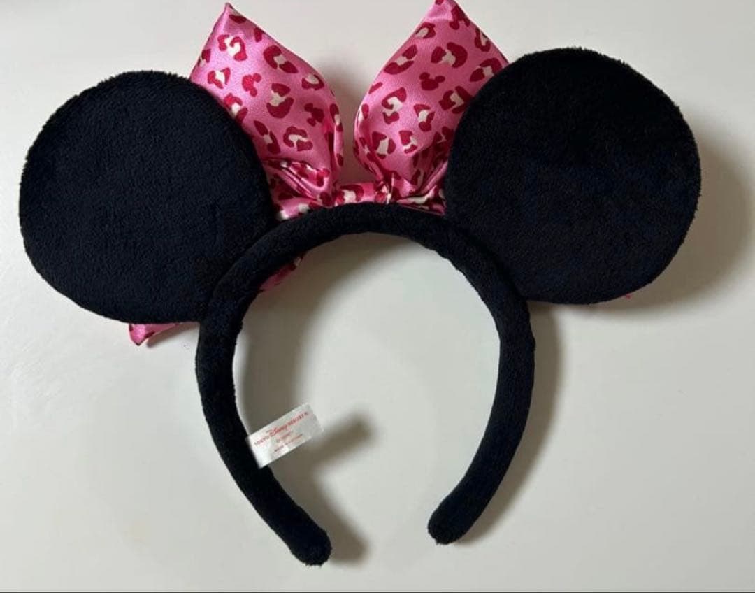 ディズニー　ミニー　 ヒョウ柄カチューシャ