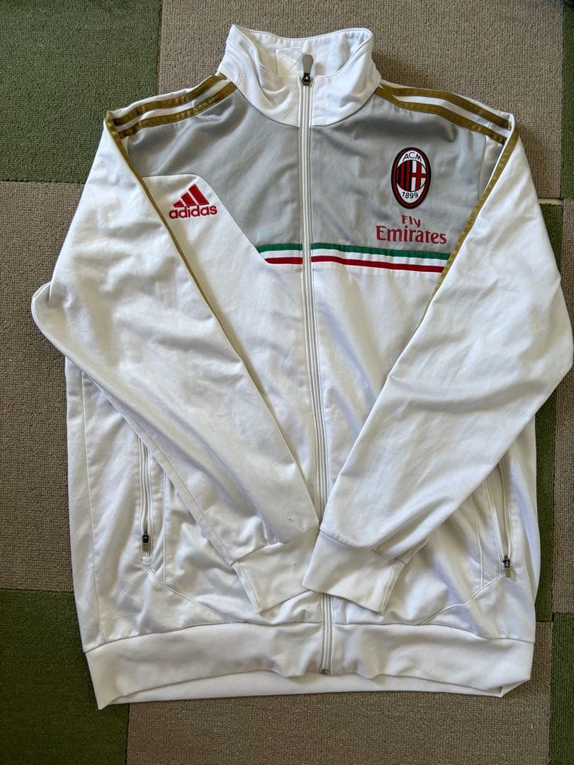 adidas ACミラン ホワイトジャージ