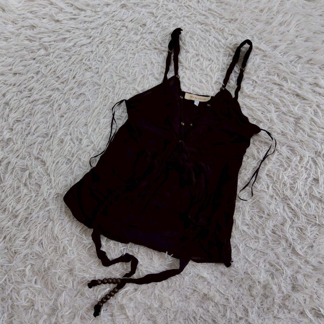 【古着】美品 SEE BY CHLOE キャミソール Sサイズ