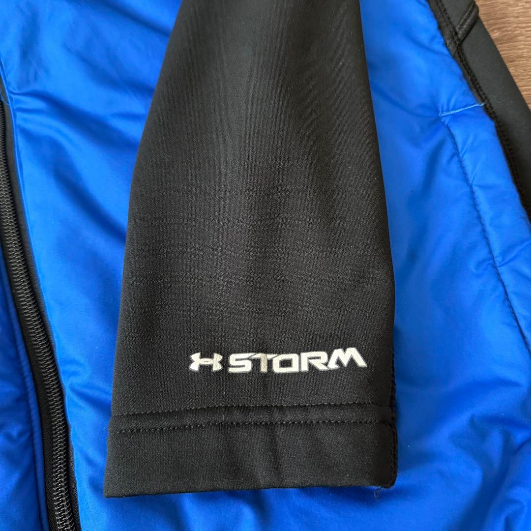 超美品 UA アンダーアーマー ゴルフウェア コールドギア 中綿ジャケット XL