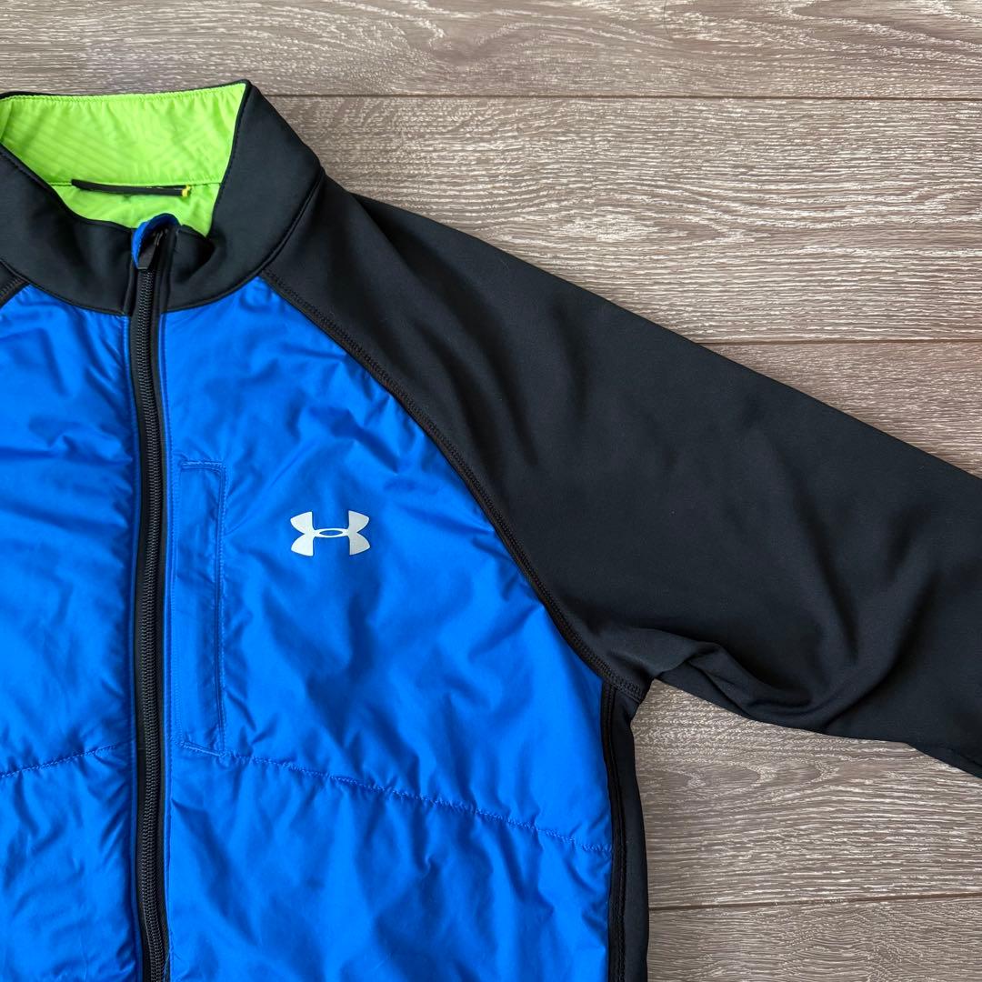 超美品 UA アンダーアーマー ゴルフウェア コールドギア 中綿ジャケット XL