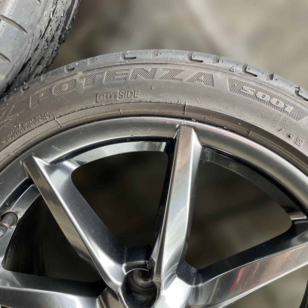 マツダ NDロードスターRF 純正17インチタイヤ&アルミホイール4本セット