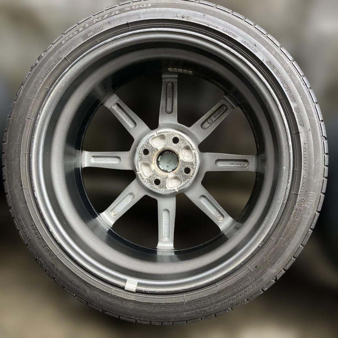 マツダ NDロードスターRF 純正17インチタイヤ&アルミホイール4本セット