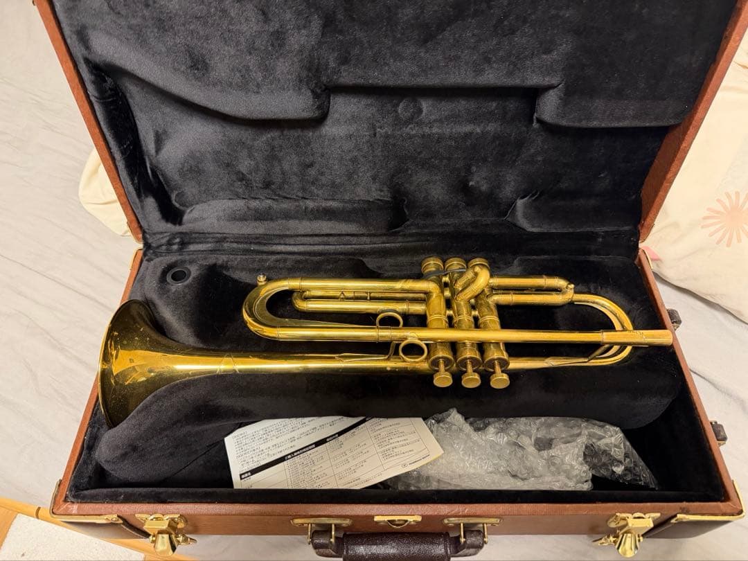 クイーンブラス　日野皓正モデル　ライトウエイト　トランペット　ローブラス　中古