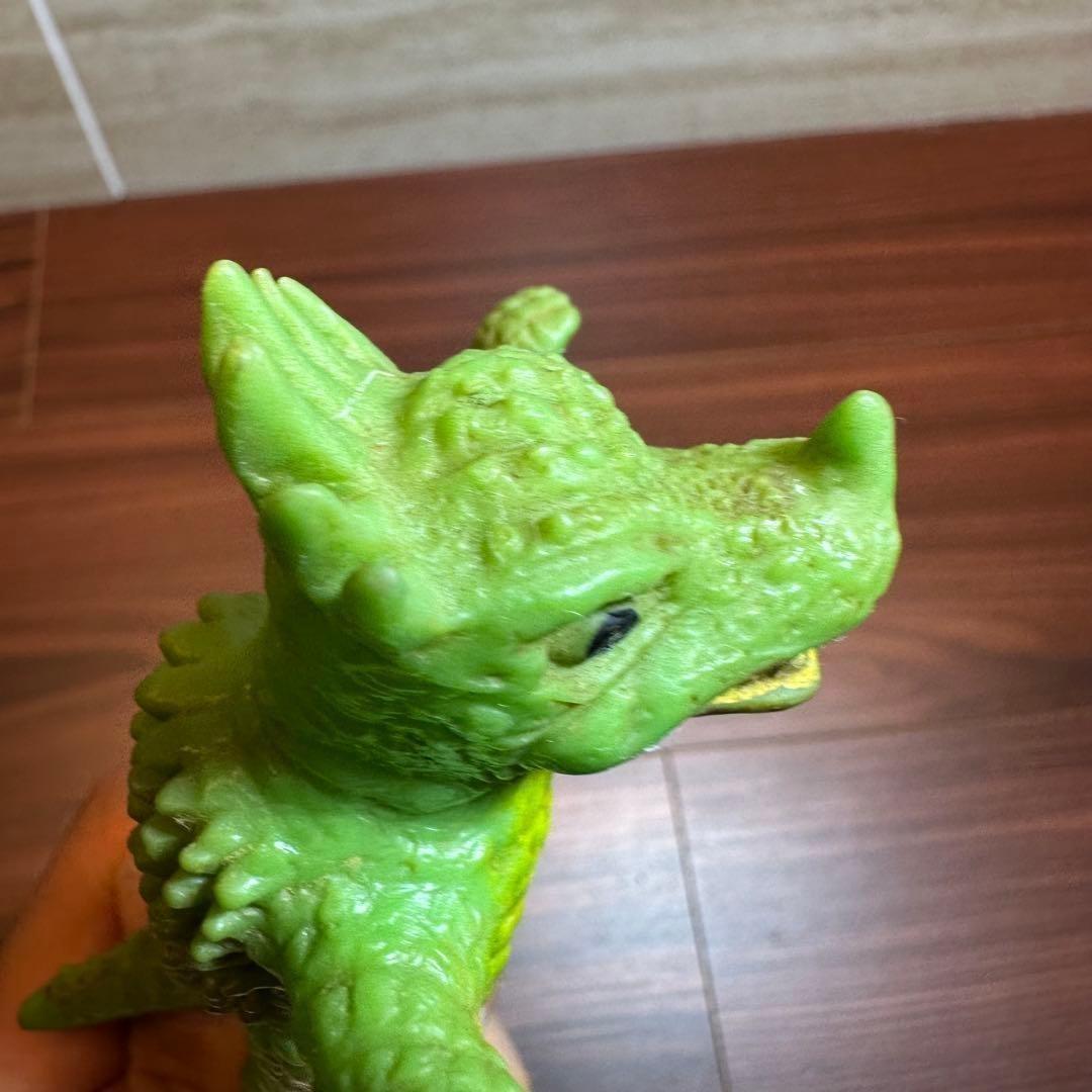 ブルマァク アンギラス ソフビ 当時物 珍色 4104