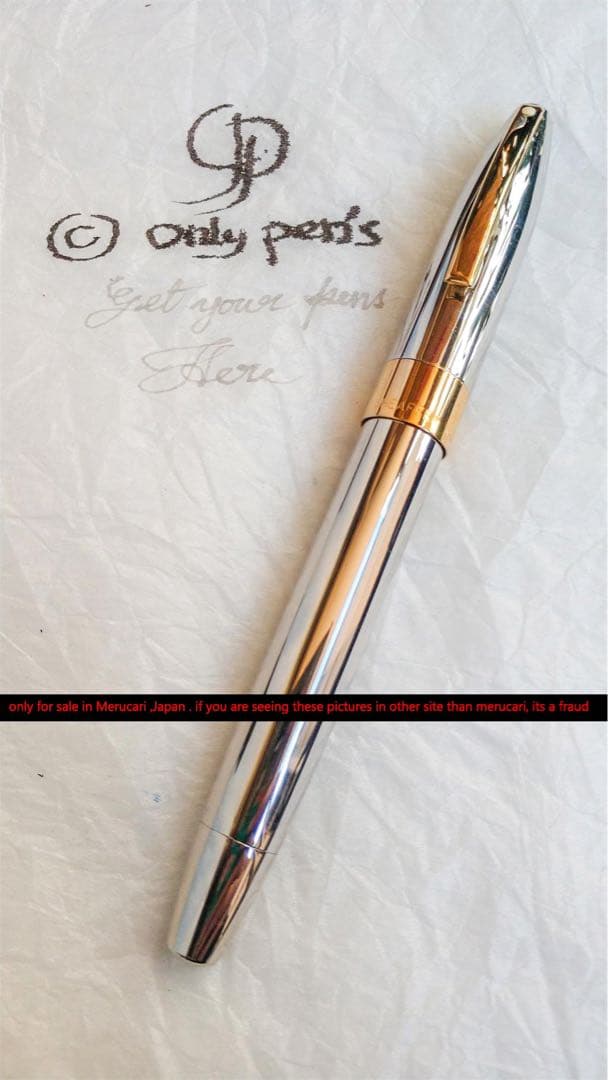 【希少】Sheaffer シェーファー万年筆　レガシー１ シルバー　300本限定