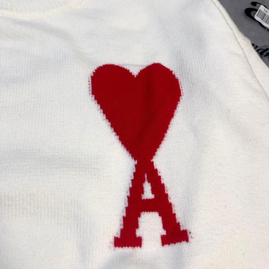 AMI PARIS ニット セーター ホワイト XLサイズ