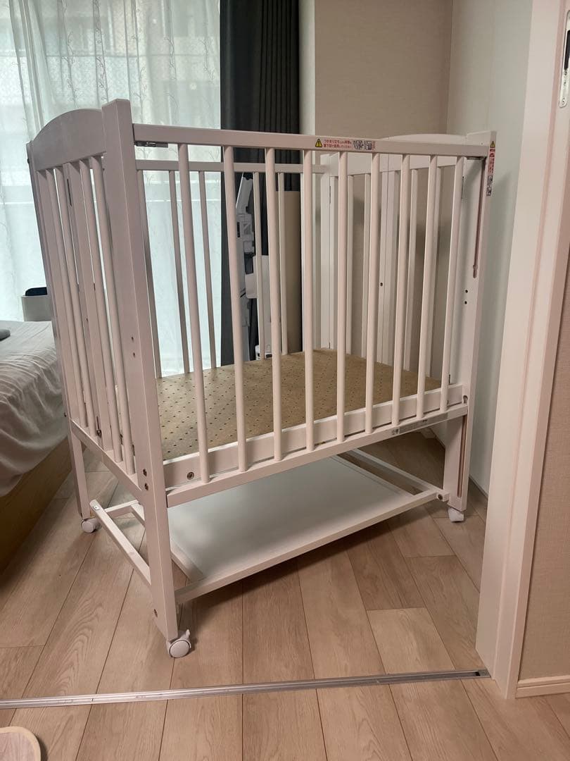 ベビーベッド　スリーピー　石崎家具　ミニワンタッチハイベッド　プチ
