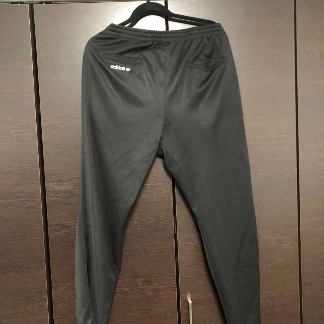 マスターマインド　 adidas スカルプリント ブラックジャージパンツ