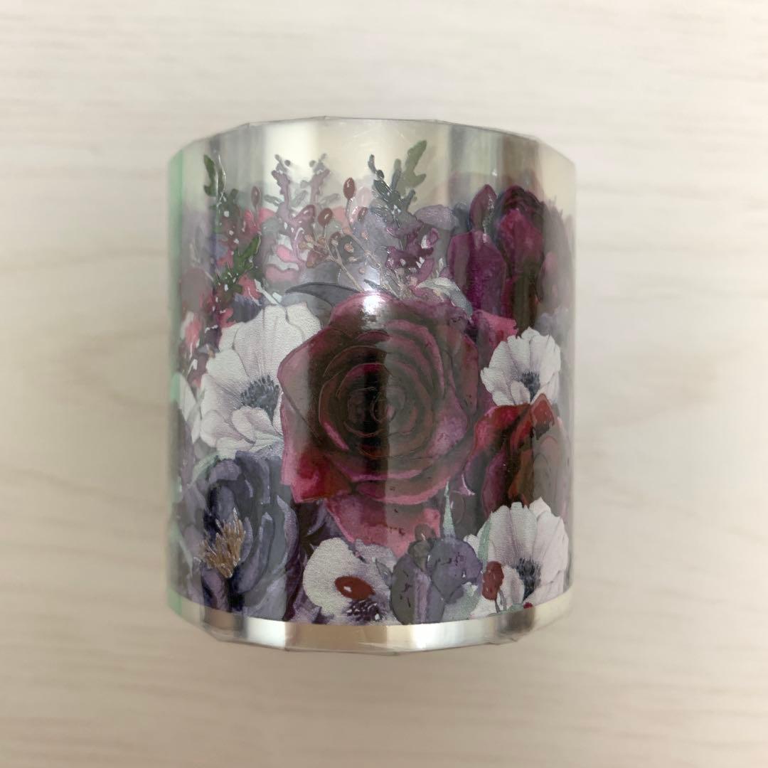 M1225.Palette手帳 血染 マスキングテープ 重油PET