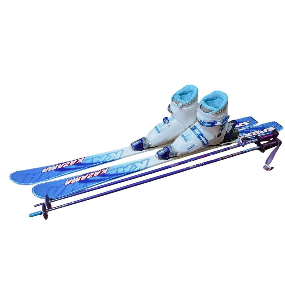 Kazama カザマ ジュニアスキー3点セット [訳あり品]