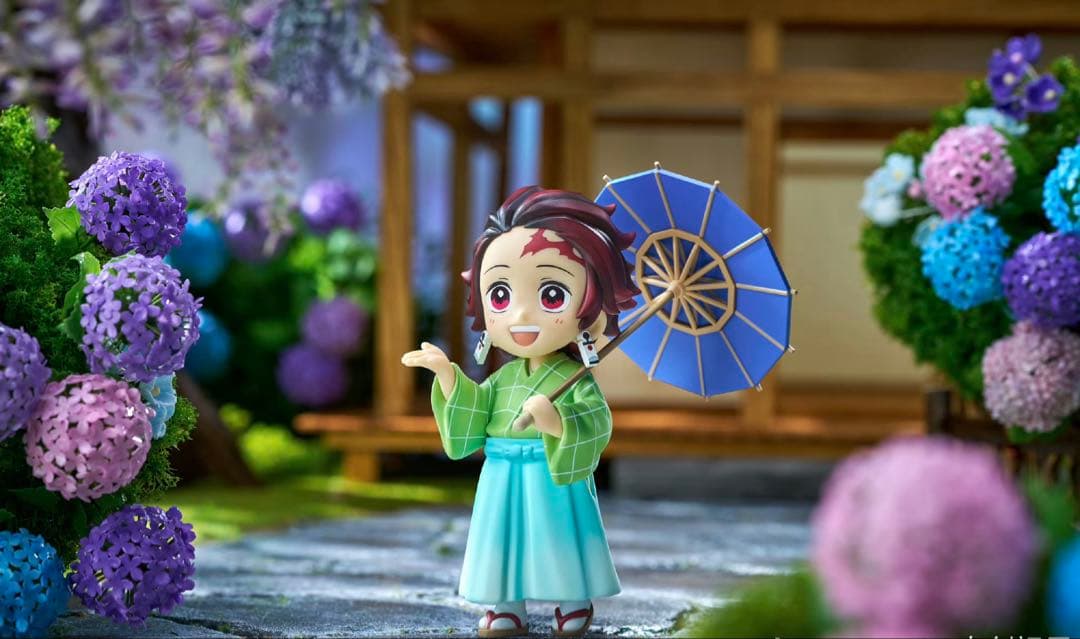 鬼滅の刃　中国限定　海外限定　フィギュア　梅雨の日　竈門炭治郎