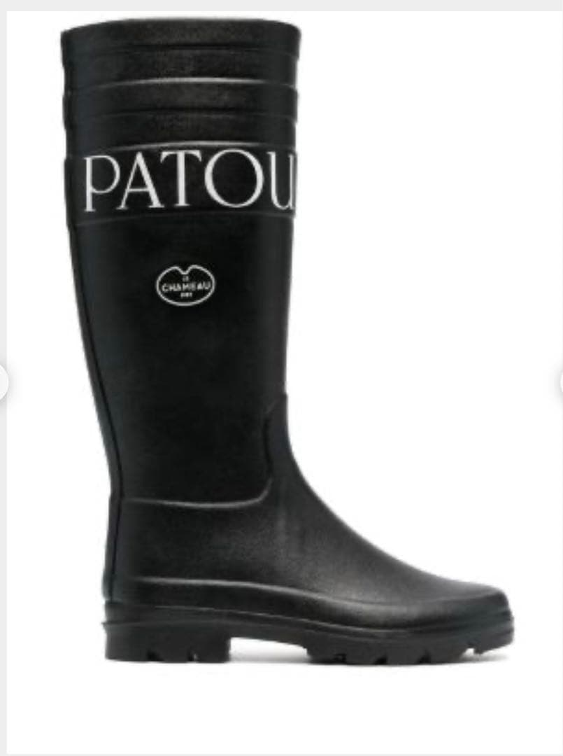 PATOU★レインブーツ サイズ37ルシャモー長靴フランス