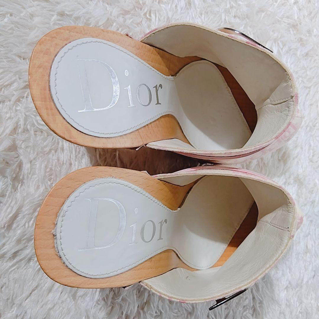 【箱付き 美品】ディオール　トロッター　フラワー　ガーリー　ブロッサム　サボ