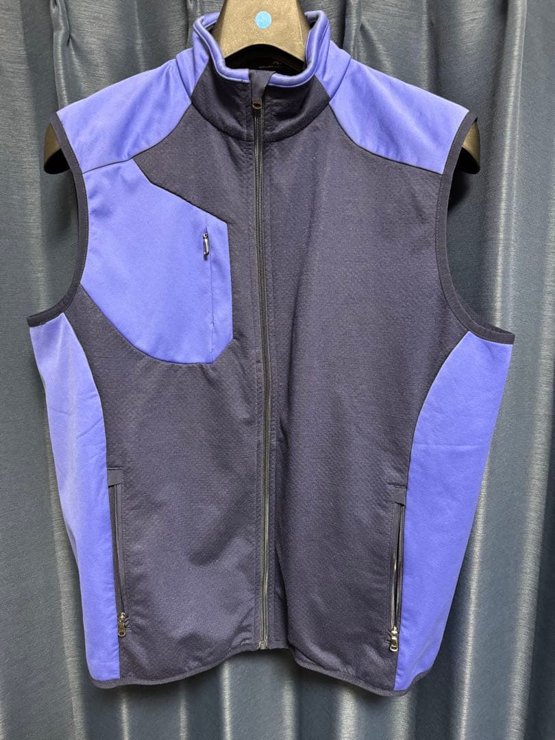 RLX ラルフローレン　ゴルフ　ネイビー/パープル ベスト　サイズUS L