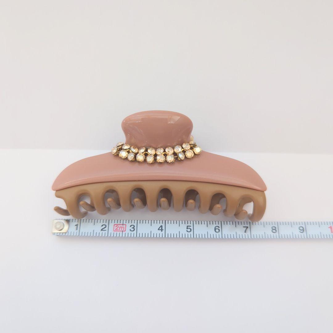 acca ヘアクリップ　Mサイズ　ピンクベージュ