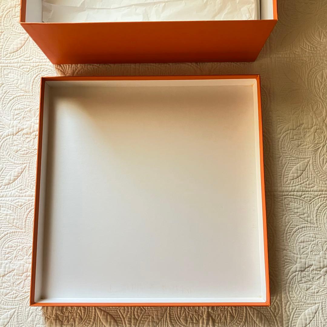 HERMES オレンジ box ケリー　バーキン　34.5✖️34.5✖️14