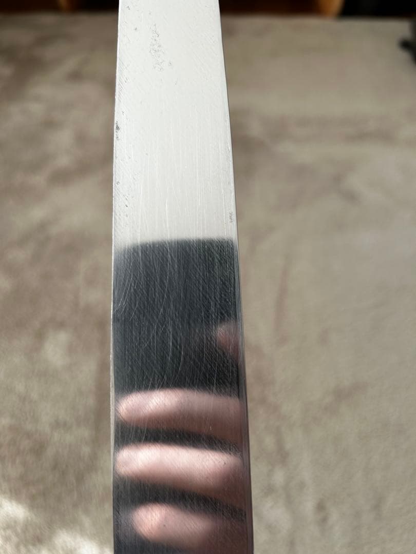 柳刃包丁 36cm 片刃 白二鋼 黒檀柄