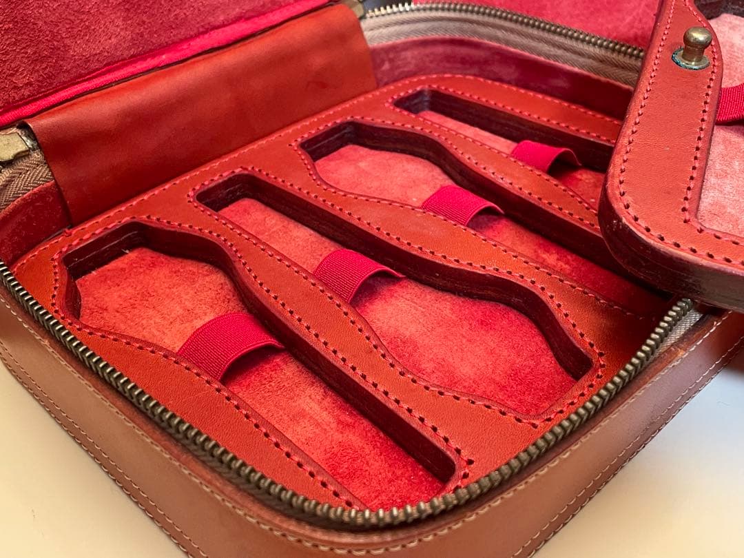 希少 フェリージ Felisi レザーウォッチボックス ウォッチケース