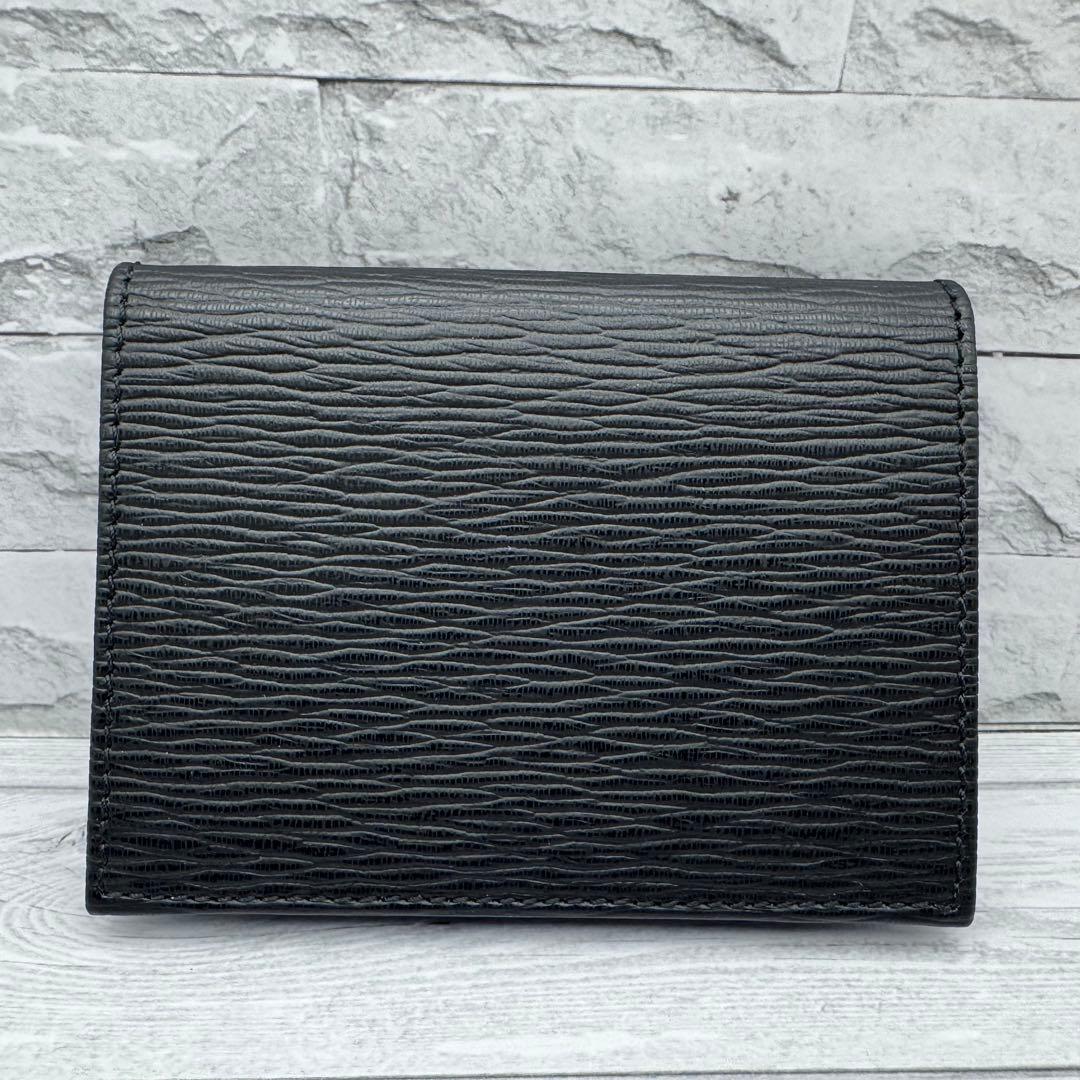 【現行モデル・未使用級】フェラガモ 名刺入れ ダブルガンチーニ レザー