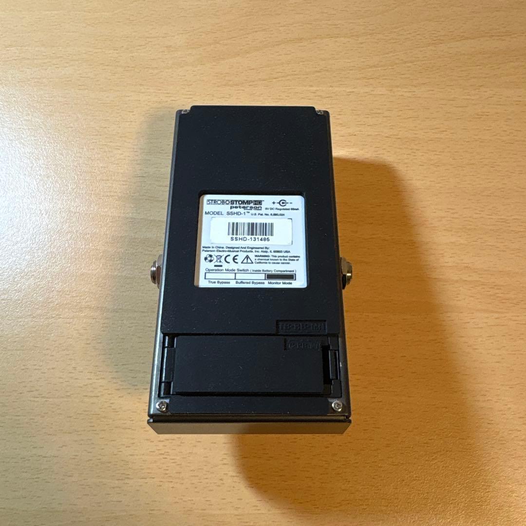 peterson Strobo Stomp HD チューナー ペダル