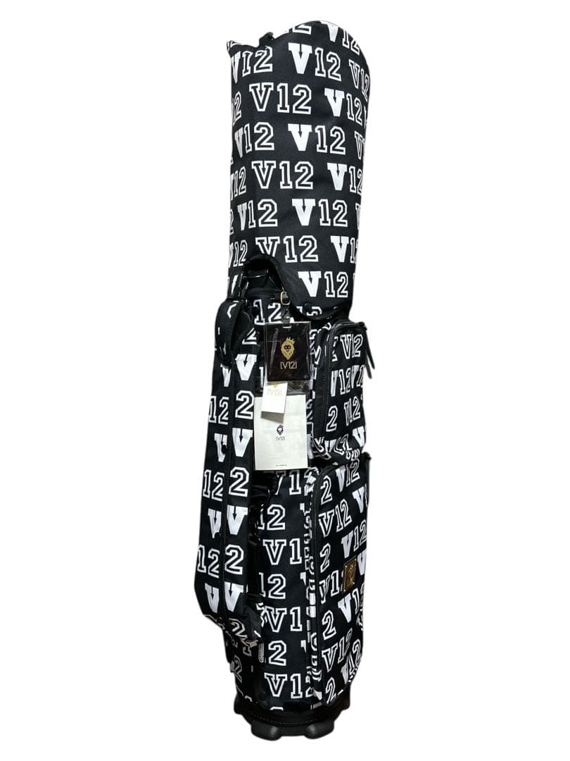新品未使用！高級V12 ヴィトゥエルヴ着せ替えキャディバッグ8.5型ブラック