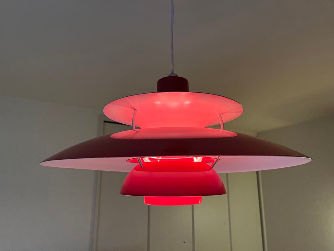 吉*田様 中古品　ルイスポールセン PH5リプロダクト ポールヘニングセン レッ