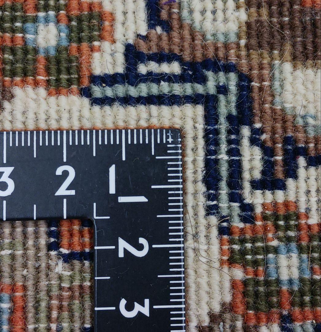 Y3135 高級トルコ絨毯 ウール 手織り 160×93㎝ 小花柄