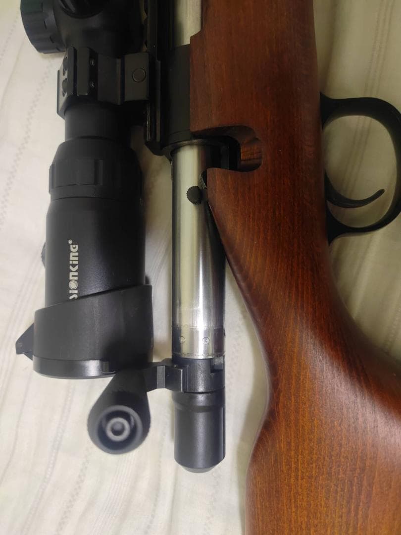 東京マルイ　VSR-10 プロスナイパー ベース フルカスタム。木製ストック等