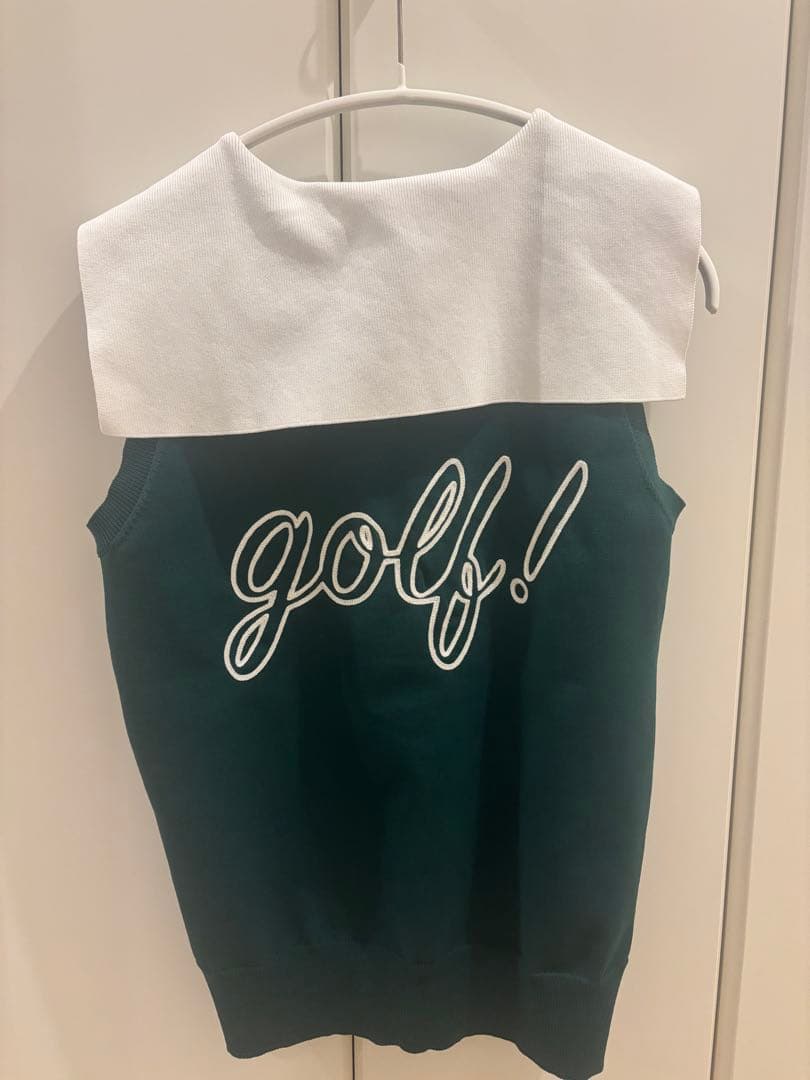 【美品】ジャックバニー　襟付ノースリーブ　グリーン　1