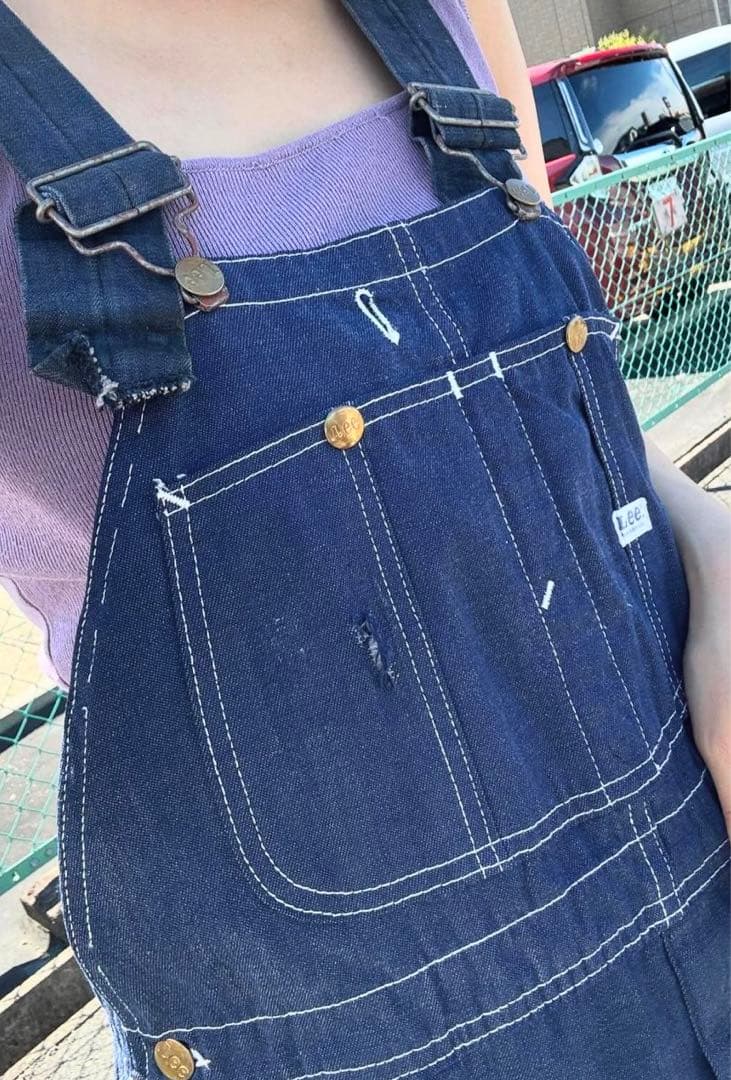 こ*ん様 70s LEE VAT DYED バットダイ オーバーオール USA製