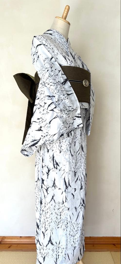 さま専用 有松絞り浴衣・本麻帯・帯締・帯締留の4点セット