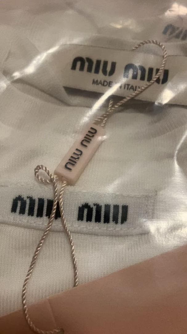 【新品未使用】ロゴ シアー トップス ロンT