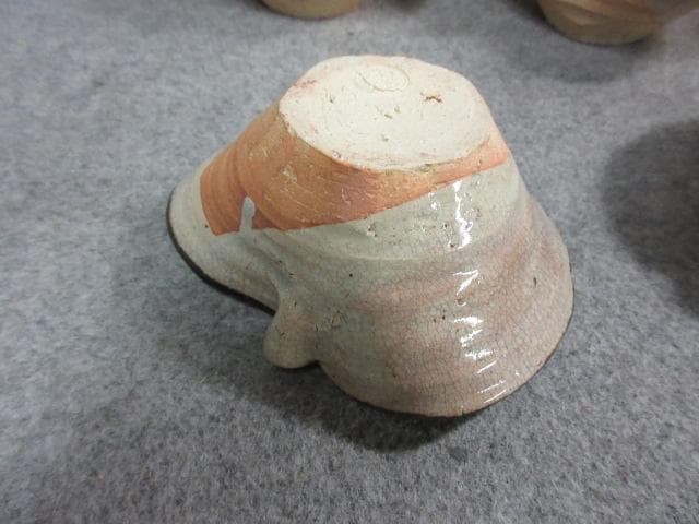 萩焼坂倉新兵衛片口鉢五客箱入り [B24850]