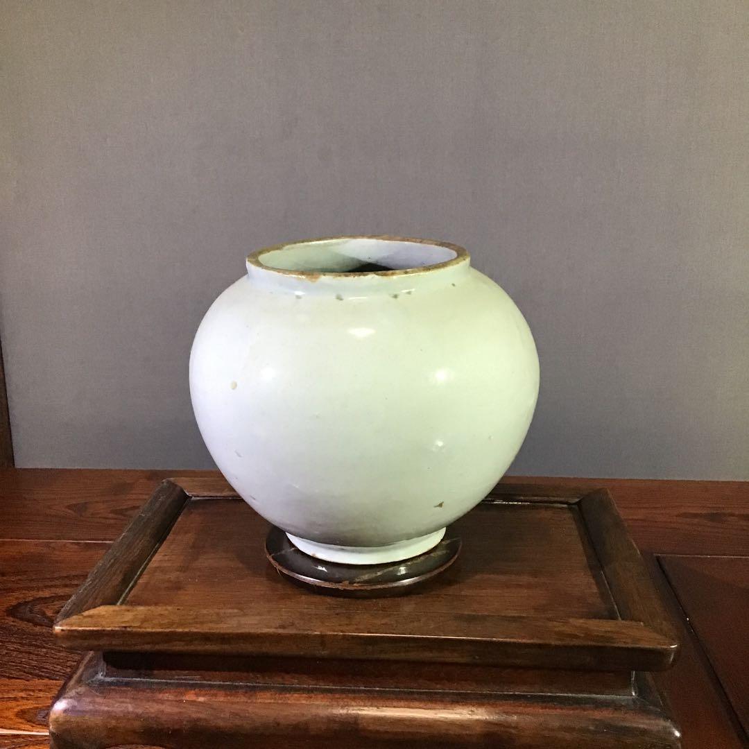 李朝　雨漏手小壺　　 No 26