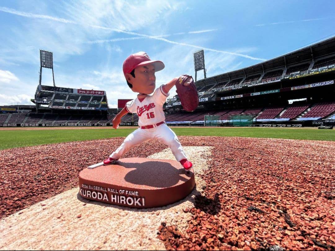 【新品】野球殿堂入り記念 黒田博樹ボブルヘッド人形 限定