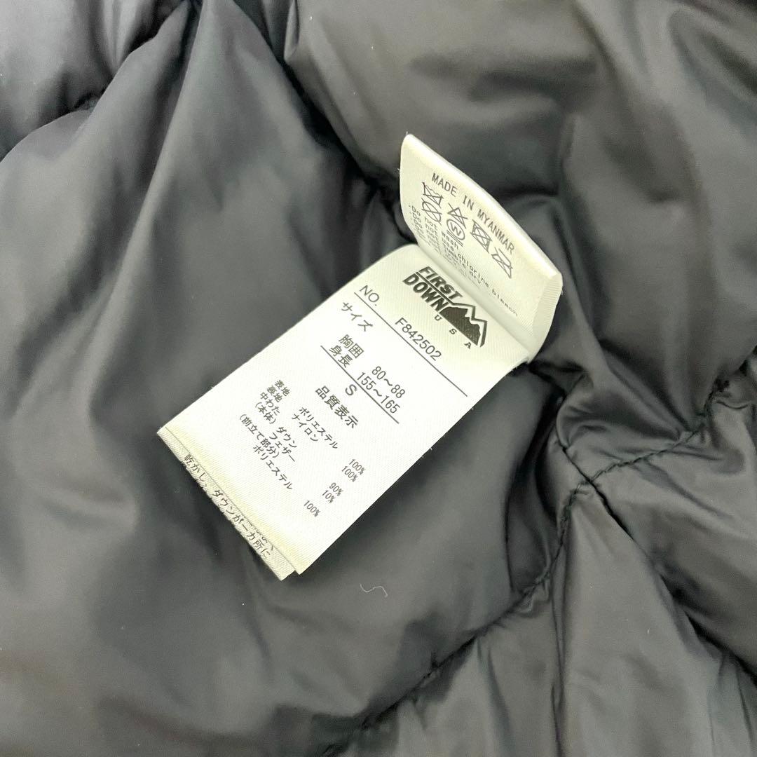 ファーストダウン フリークスストア別注 ショートパネルダウンジャケット 黒