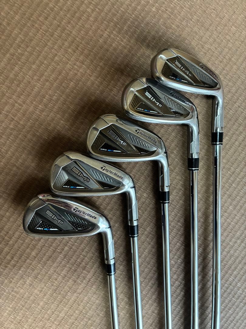 テーラーメイドSIM2MAXアイアンSシャフト5本セット