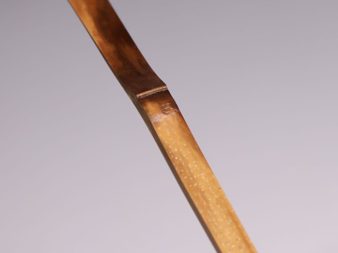 茶道具 大徳寺 三玄院 長谷川寛州 銘「松風」シミ竹茶杓 野々村淡完【CM343