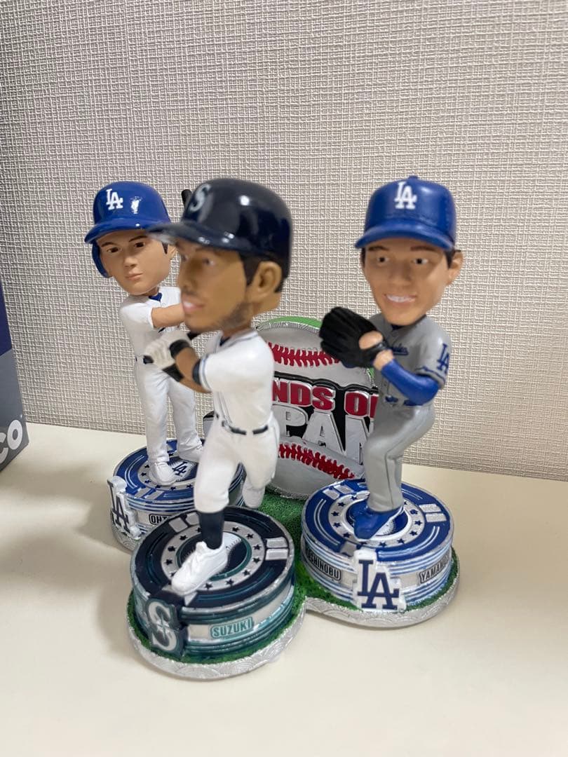 【世界限定224体】 大谷翔平 山本由伸 イチロー ボブルヘッド 稀少ナンバー