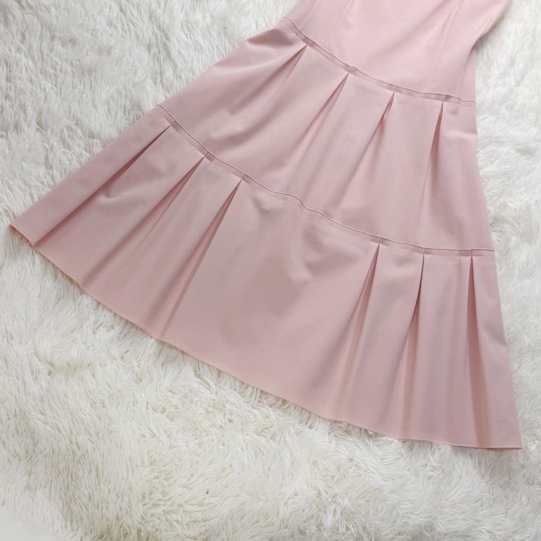 美品♡最高級♡Rene ルネ Aライン フレアスカート ワンピース ピンク