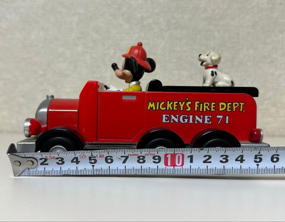 激レア ビンテージ レトロ ミッキーマウス 消防車 ディズニーストア購入